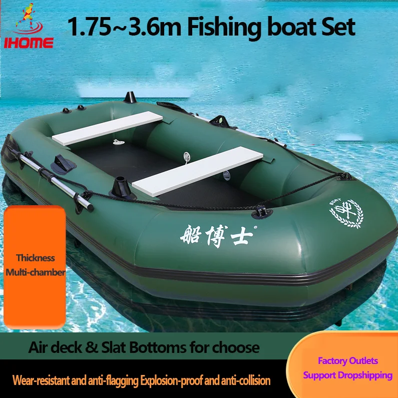 Fishing Kayak Sit On Top - PVC Barco Inflável com Ar Deck
