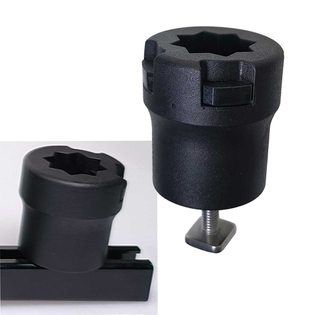 Fishing Kayak Fish Finder Mount - 1 Peça Adaptador de Trilho Deslizante