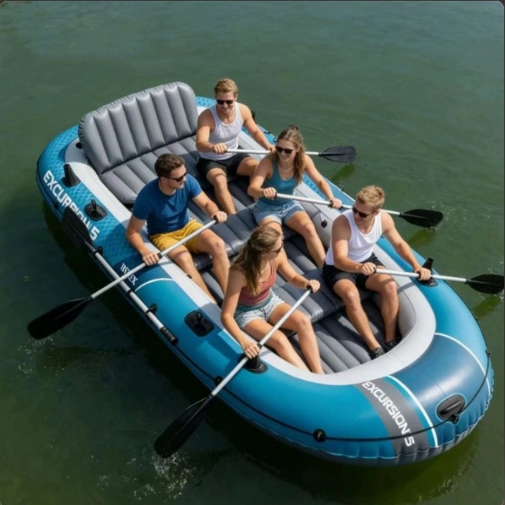 Fishing Kayak Inflatable - Caiaque grosso para 2 ou 4
