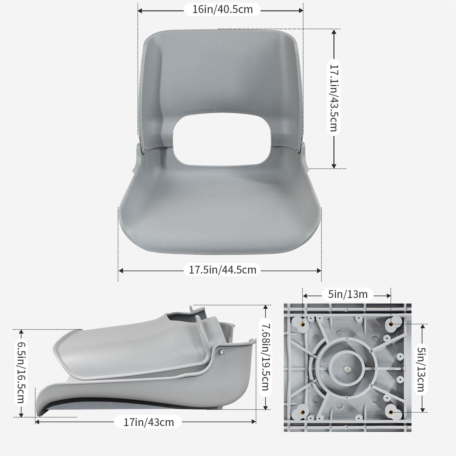 Fishing Kayak Seat - Cadeira Dobrável para Barco com Encosto