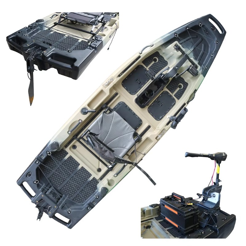 Fishing Kayak Sit On Top - Caiaque de Pesca Motorizado para 1
