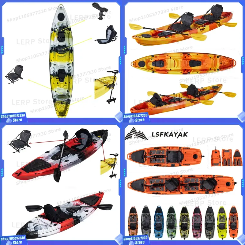 Fishing Kayak Sit In - Caiaque de Pesca Rígido de Plástico