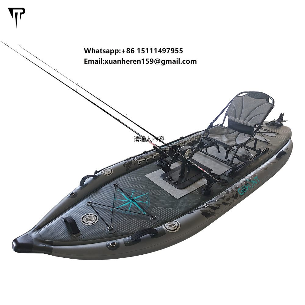 Fishing Kayak Pedal Drive - JTRDA 2024 Novo Caiaque Inflável para
