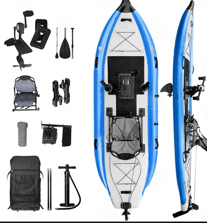 Caiaque Profissional Inflável  - Fishing Kayak Pedal Drive avaliação e preço