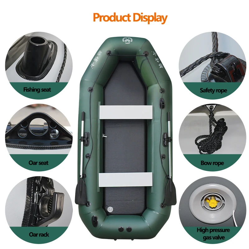 PVC Barco Inflável com Ar Deck - Fishing Kayak Sit On Top avaliação e preço