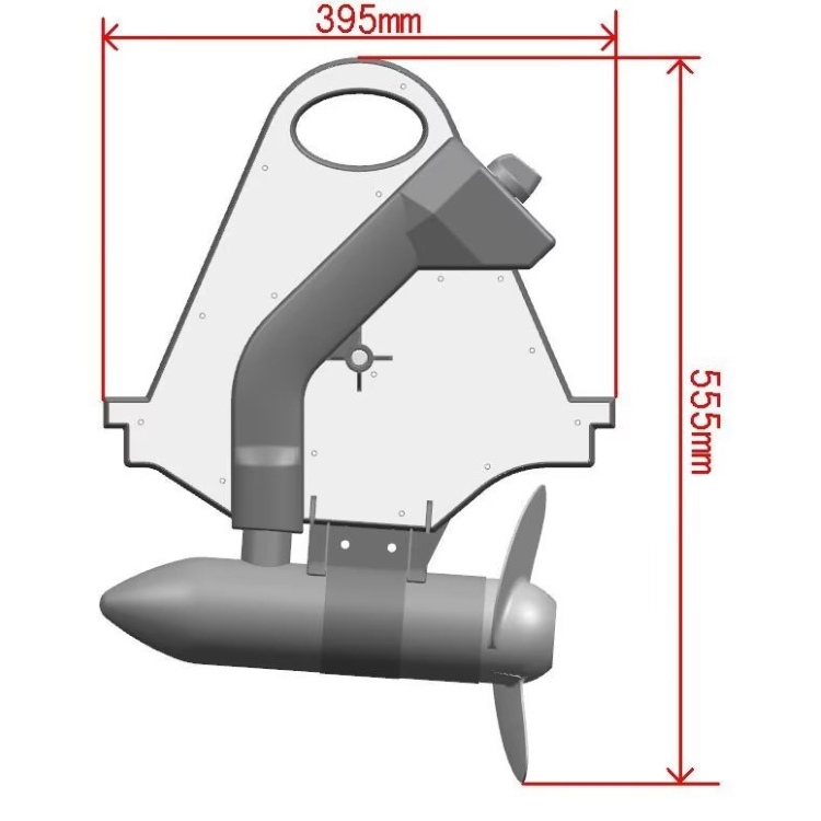 Motor de corrico elétrico impe - Fishing Kayak Trolling Motor avaliação e preço