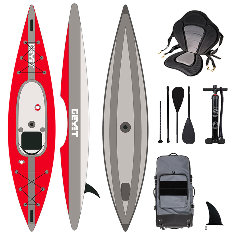 Caiaque Inflável para Pesca de - Fishing Kayak Sit In avaliação e preço