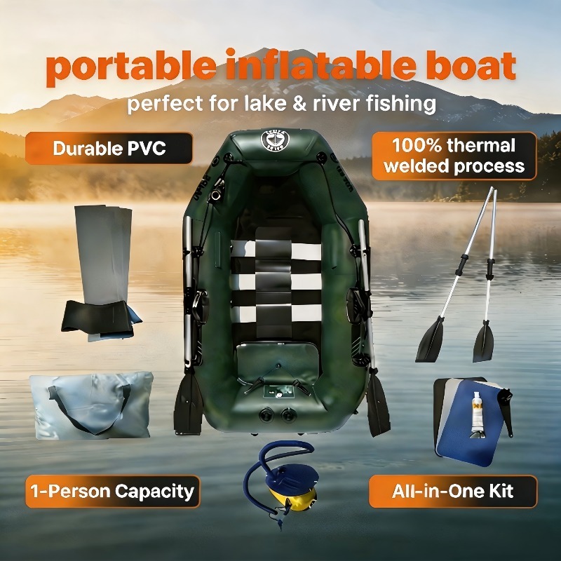 Barco de Pesca Inflável para 1 - Fishing Kayak Inflatable avaliação e preço