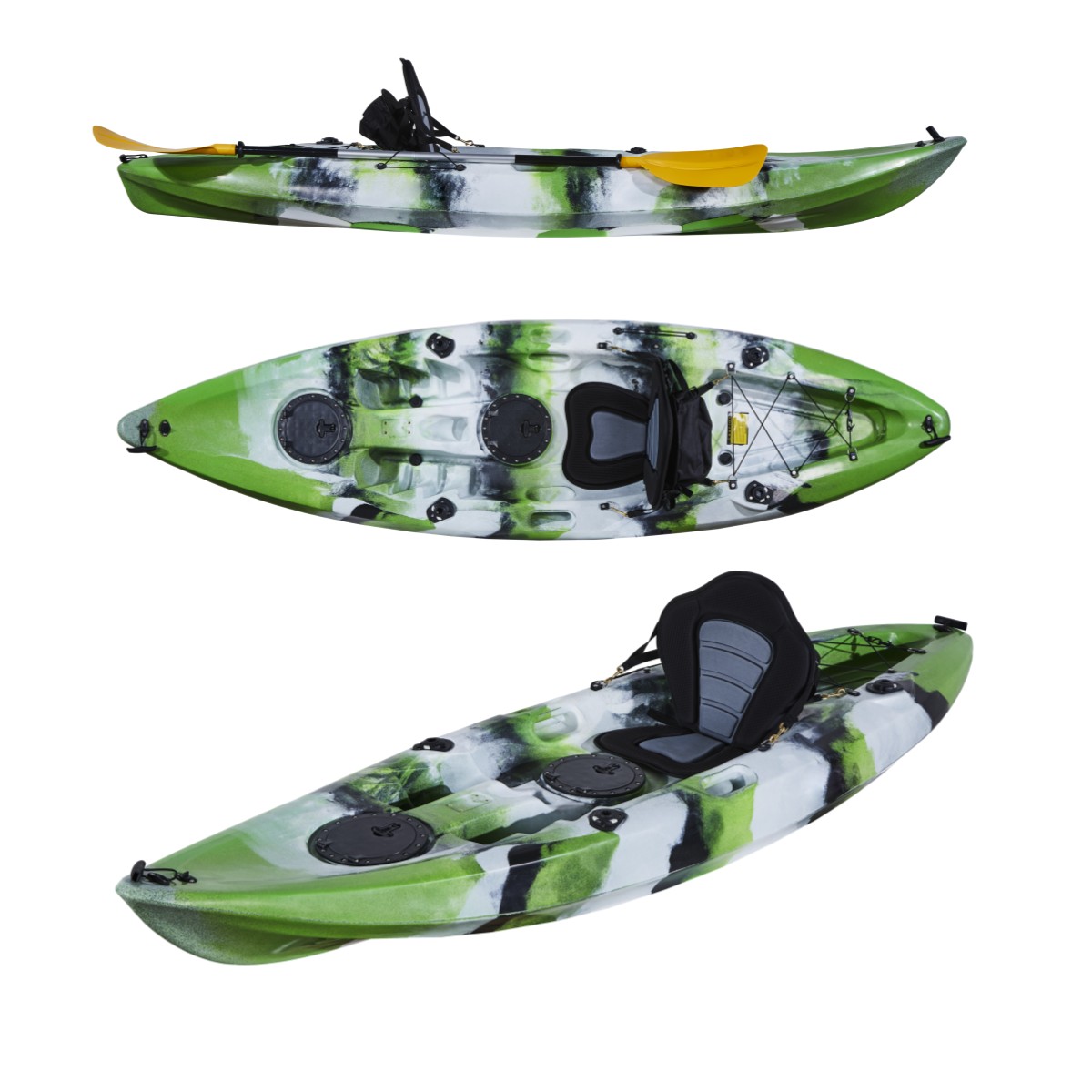 Feito na China caiaque de pesc - Fishing Kayak Sit On Top avaliação e preço