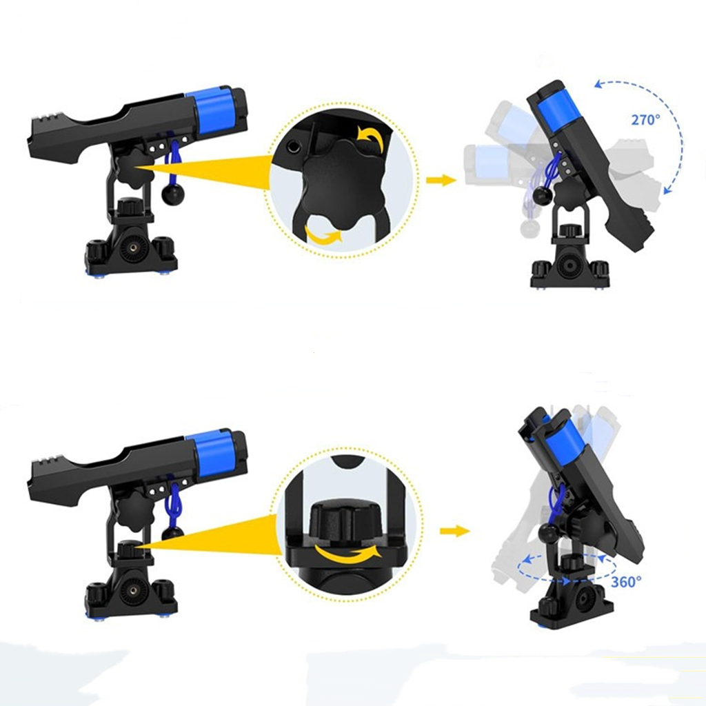 Suporte para vara de pesca par - Fishing Kayak Rod Holder avaliação e preço