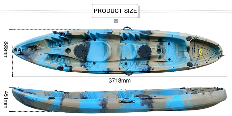 Caiaque Tandem Rotomoldado 202 - Fishing Kayak Sit On Top avaliação e preço